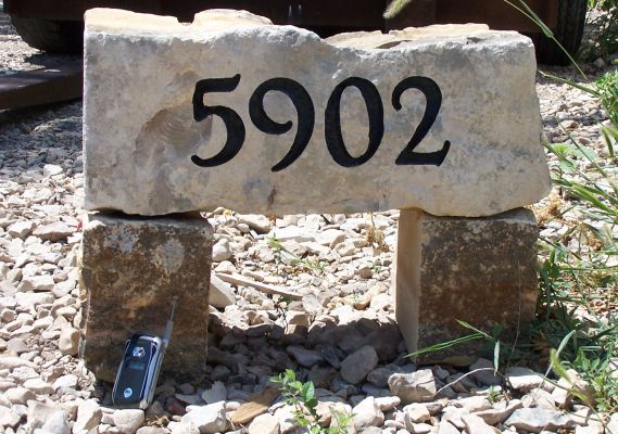 large address stone